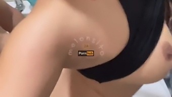 Egyptian Beauty Chloe Foxy'S Steamy Shower Session With A Twist